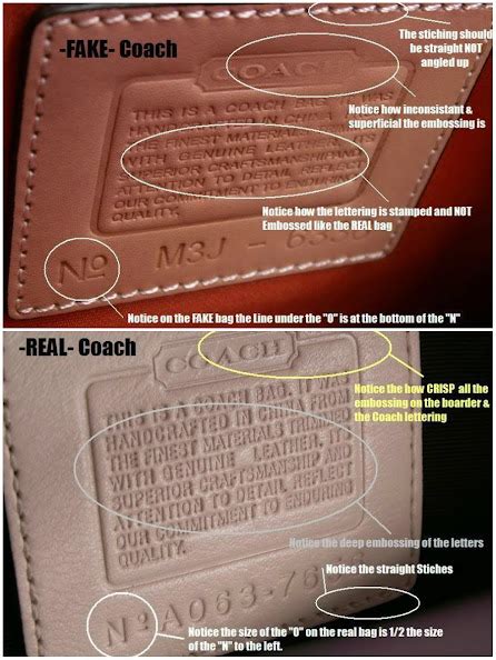 real vs fake coach shoes|coach authenticity check serial number.